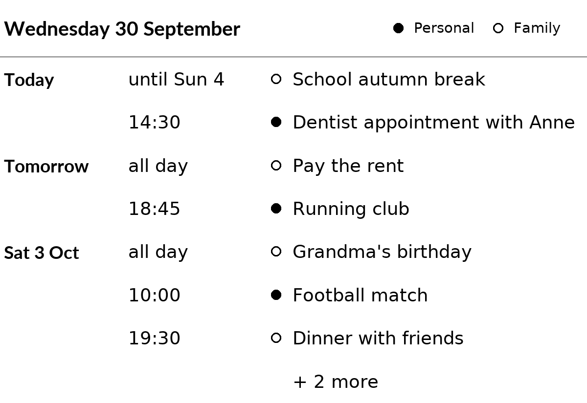Calendar
